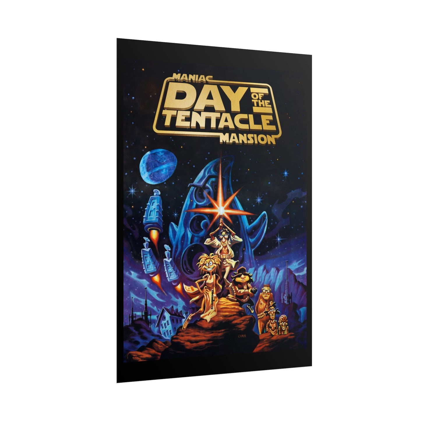 Day of the Tentacle Poster Star Wars