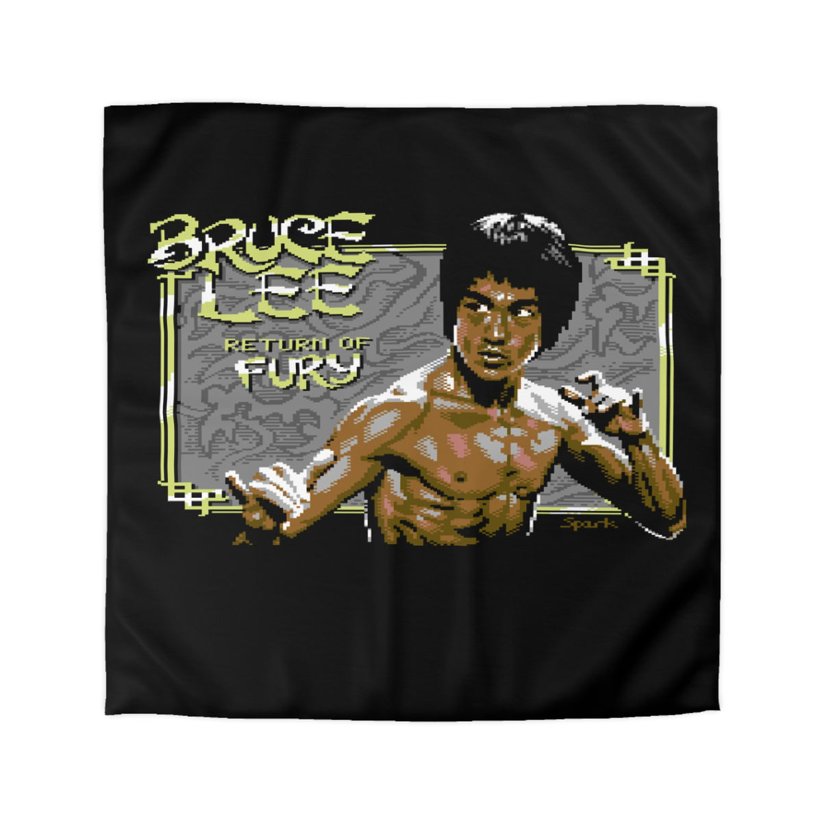 Bruce Lee: Return of Fury - Dekbedovertrek Printify