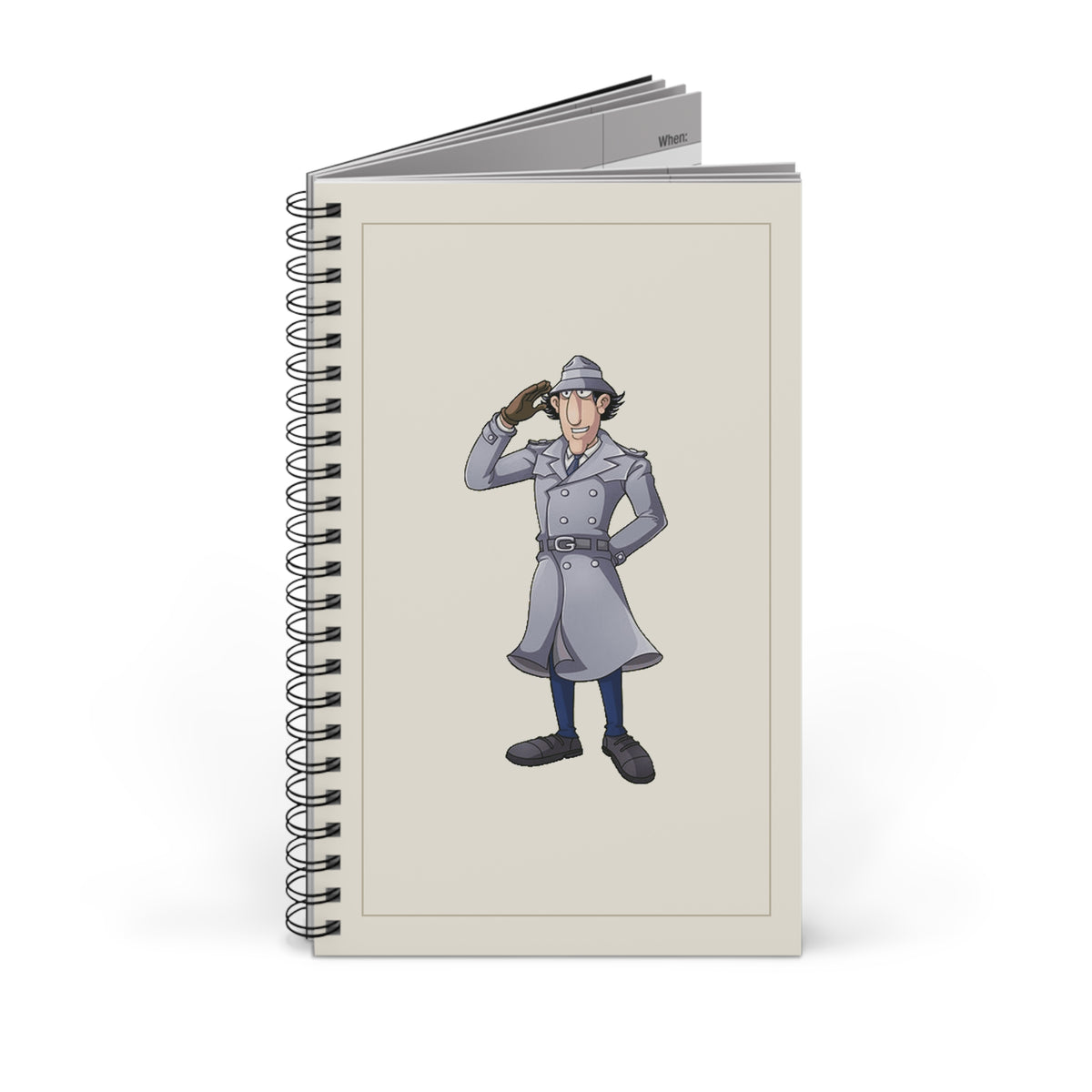 Inspector Gadget - Notitieboek Printify