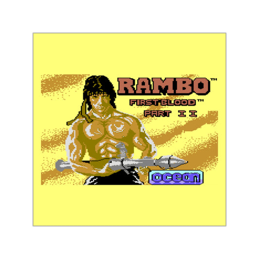 Rambo: First Blood Part II - Sticker Printify