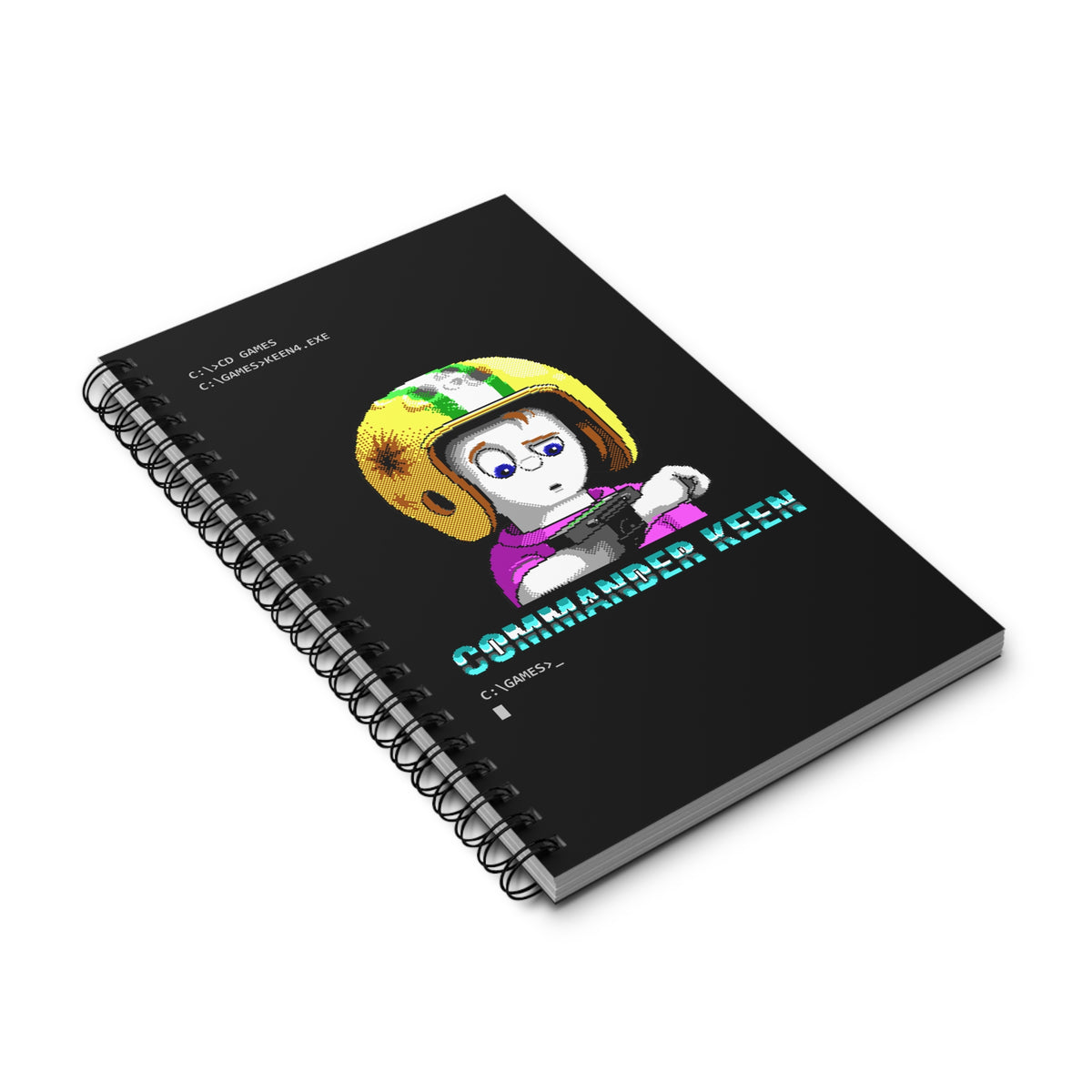 Commander Keen (Neural Stunner) - Notitieboek Printify