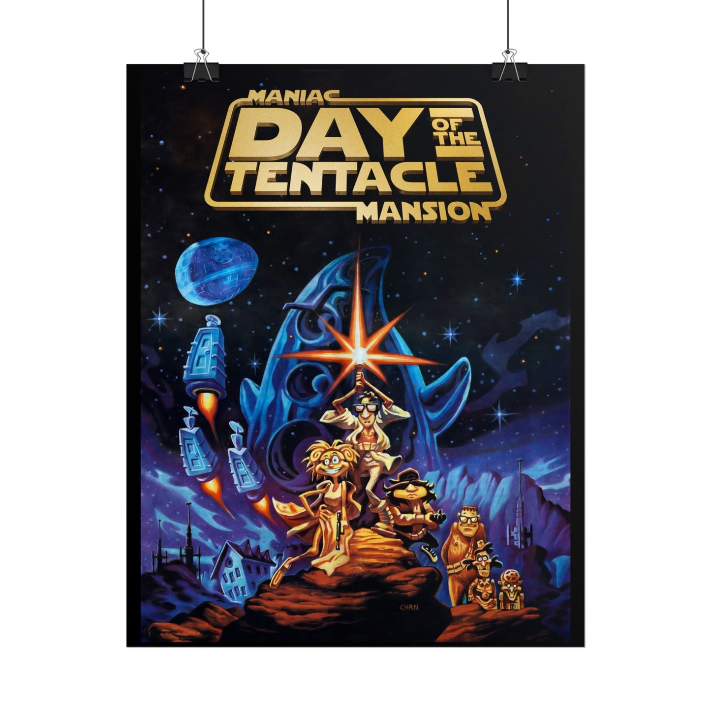Day of the Tentacle Poster Star Wars