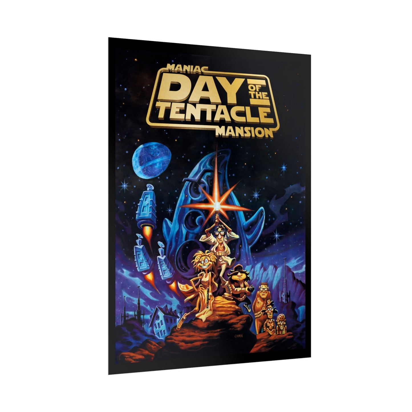 Day of the Tentacle Poster Star Wars