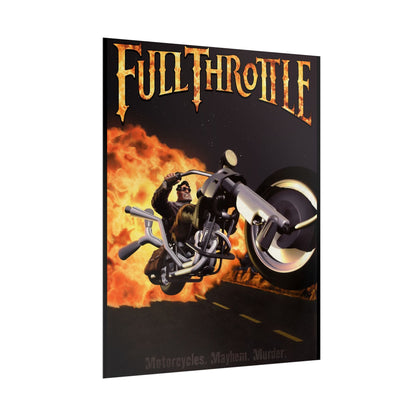Full Throttle Rolled Posters Printify