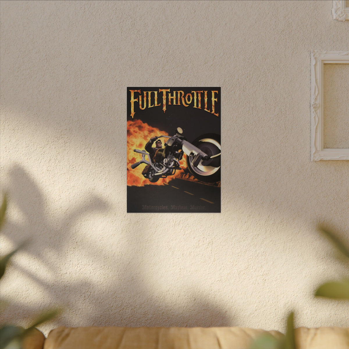 Full Throttle (met tagline) - Canvas Printify