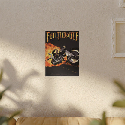 Full Throttle (met tagline) - Canvas Printify