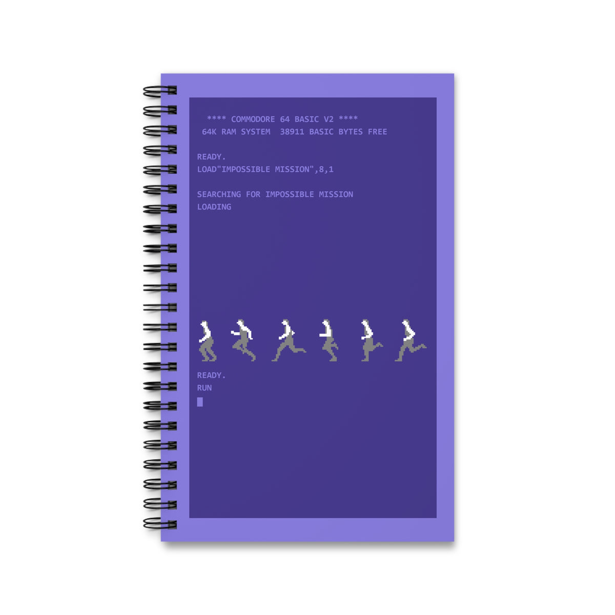 Impossible Mission Runner - Notitieboek Printify