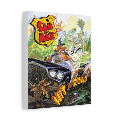 Sam & Max Matte Canvas, Stretched, 1.25" Printify