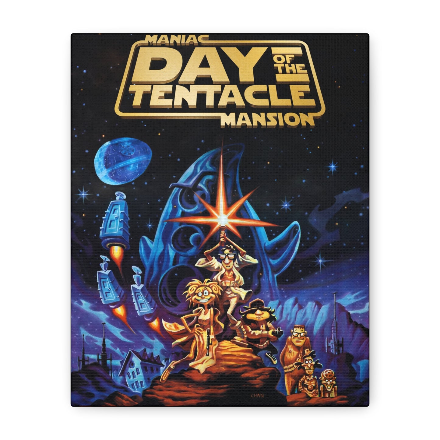 Day of the Tentacle Canvas Star Wars