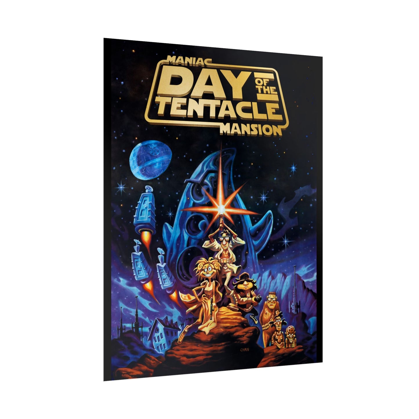 Day of the Tentacle Poster Star Wars