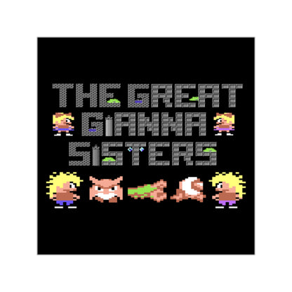 The Great Giana Sisters - Sticker Printify