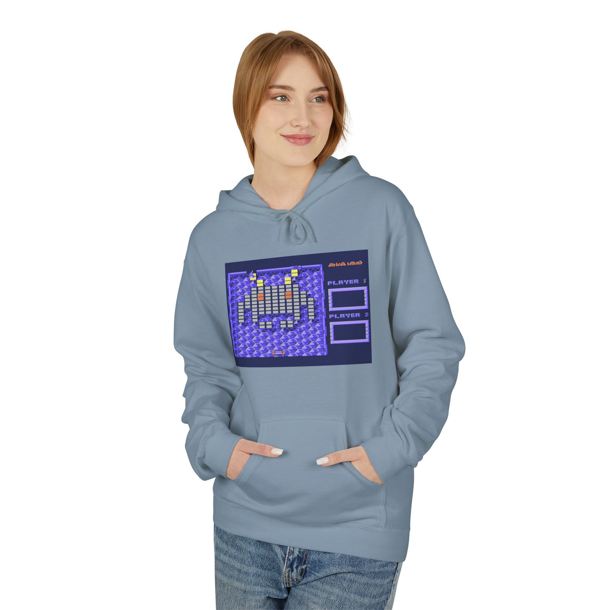 Arkanoid Level Map - Hoodie Printify