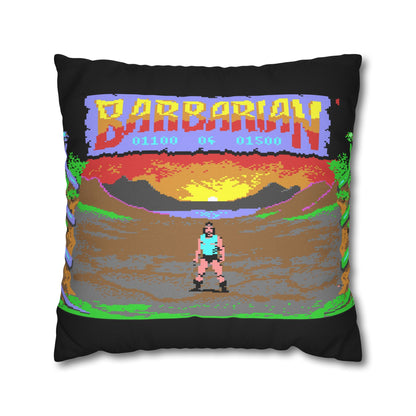 Barbarian Spun Polyester Square Pillowcase 