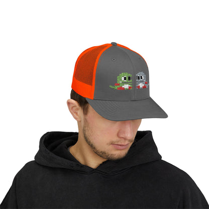 Bubble Bobble - Snapback Truckerpet Printify