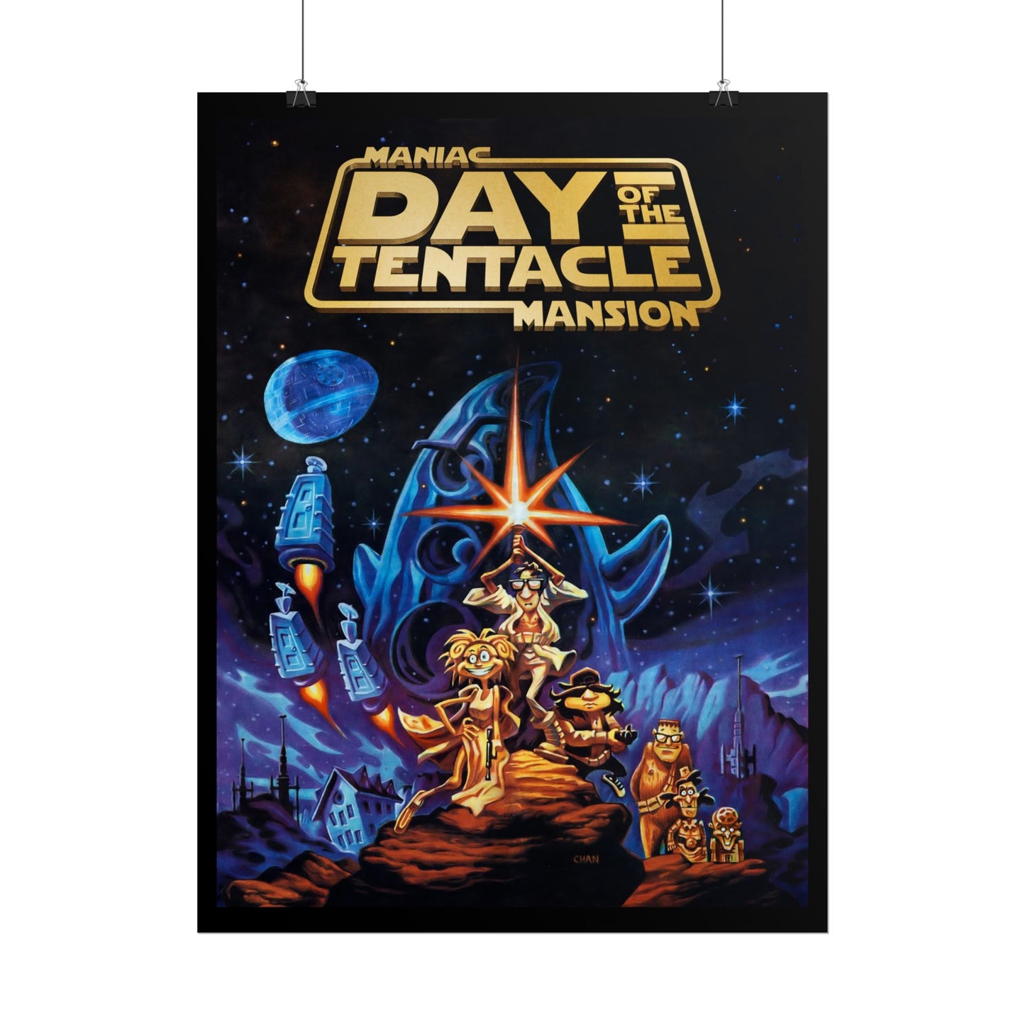 Day of the Tentacle Poster Star Wars