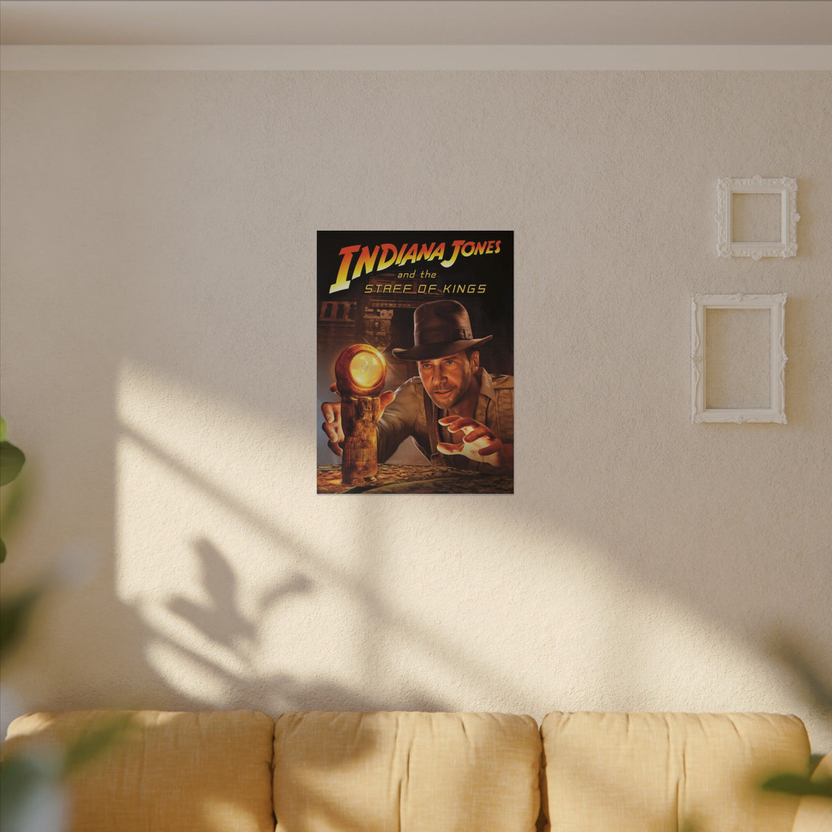 Indiana Jones and the Staff of Kings (met staf) - Canvas Printify