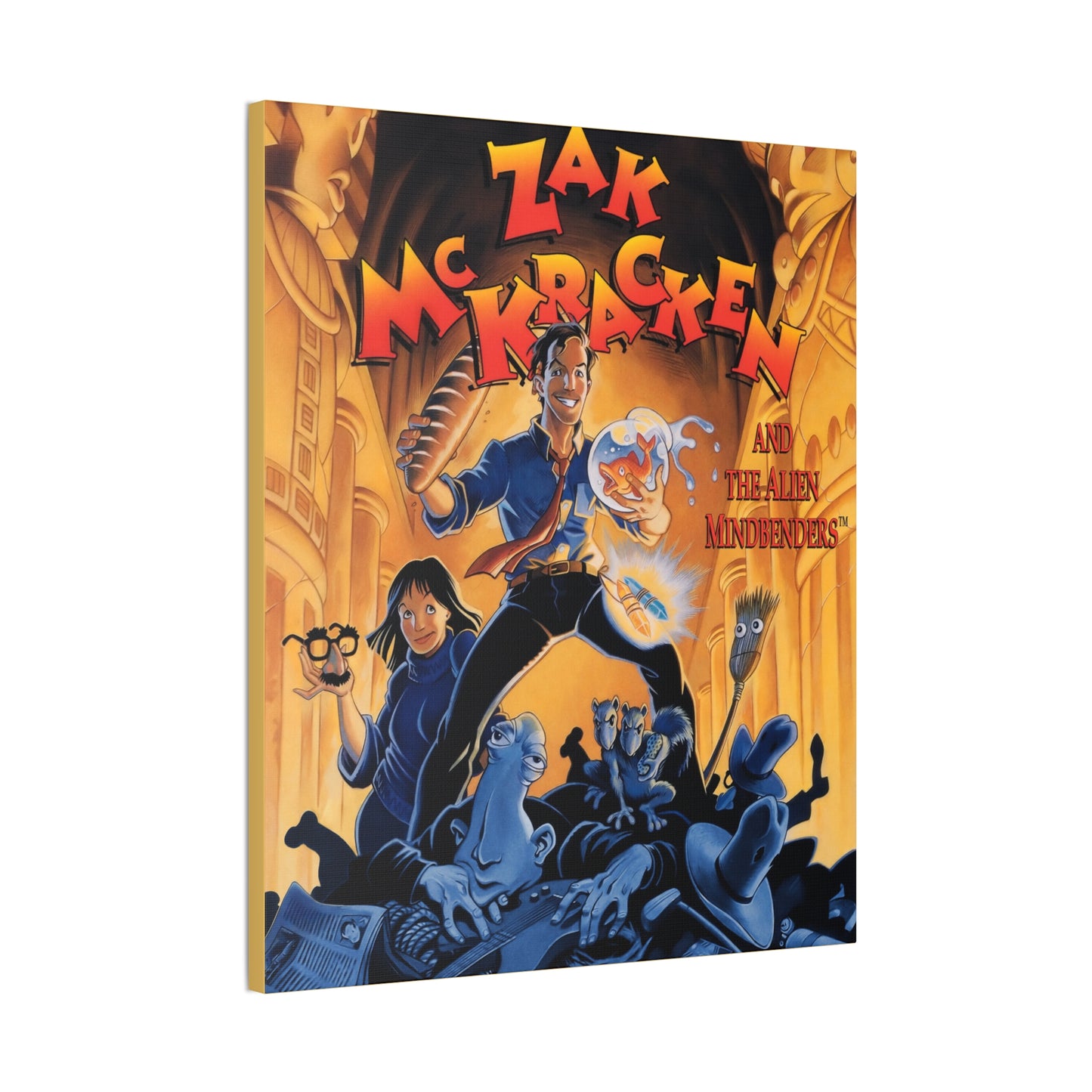 Zak McKracken Poster Canvas