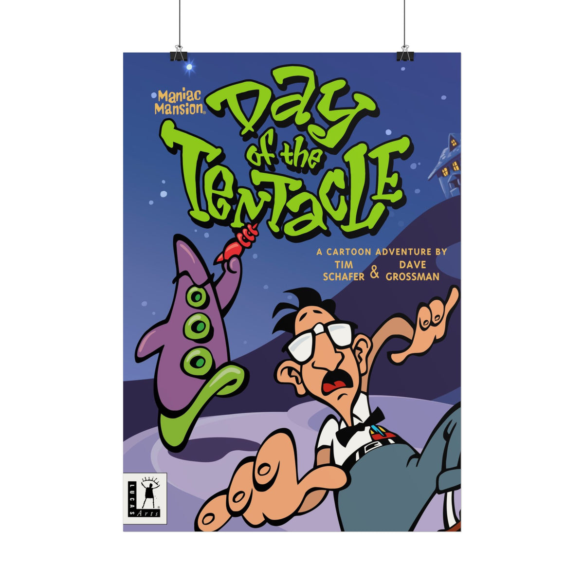 Day of the Tentacle - Remastered Cover Art - Poster Printify