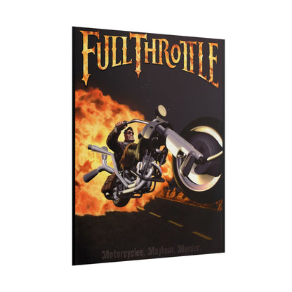 Full Throttle Rolled Posters Printify