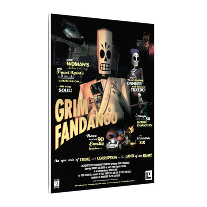 Grim Fandango - Canvas Printify