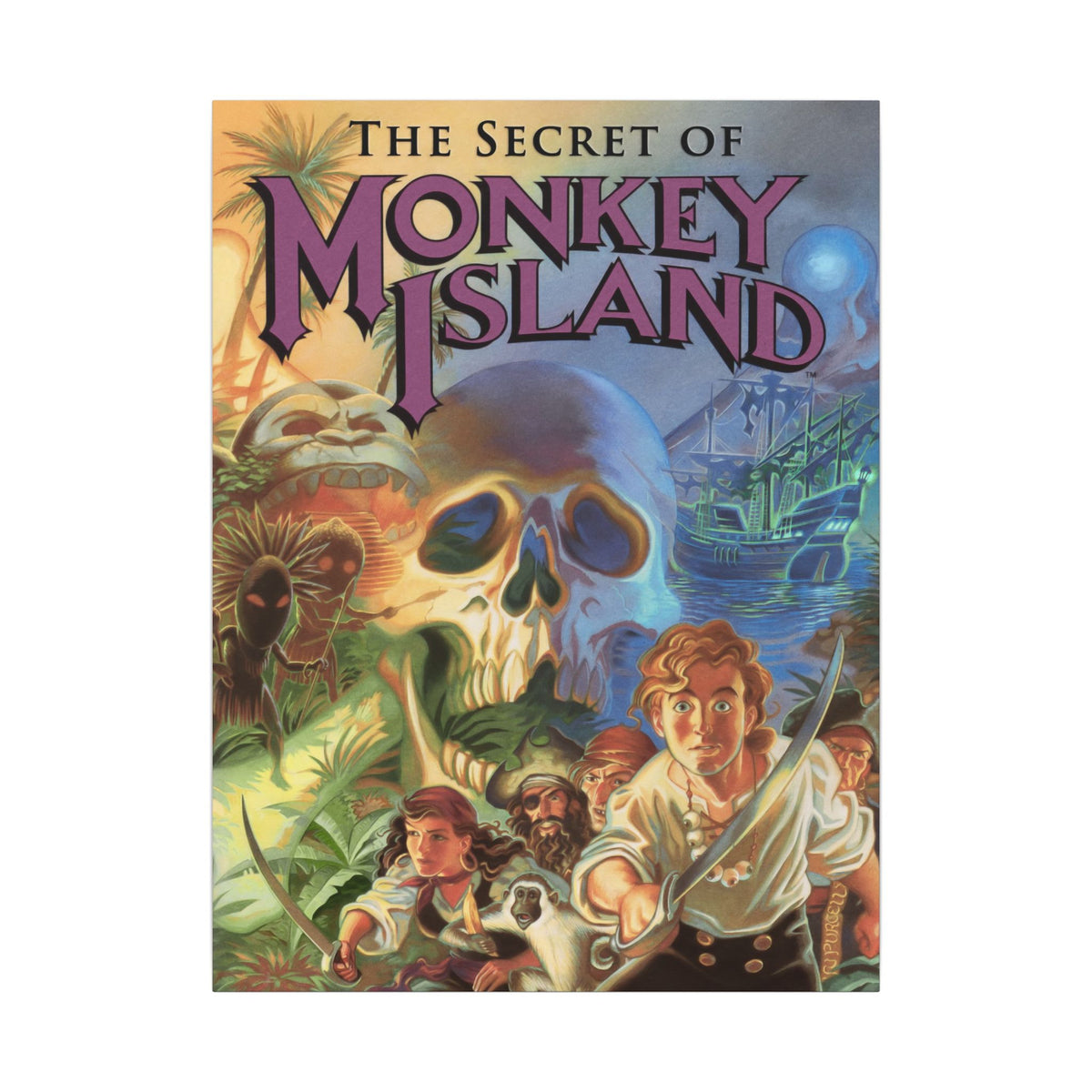 The Secret of Monkey Island - Canvas Printify