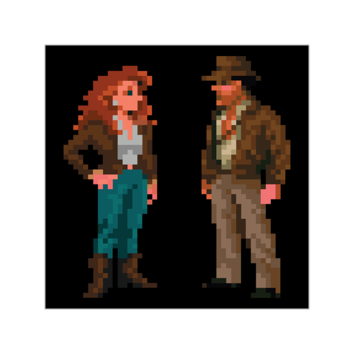 Indiana Jones and the Fate of Atlantis - Sticker Printify
