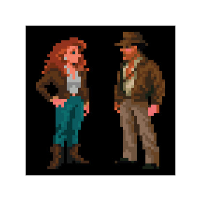 Indiana Jones and the Fate of Atlantis - Sticker Printify