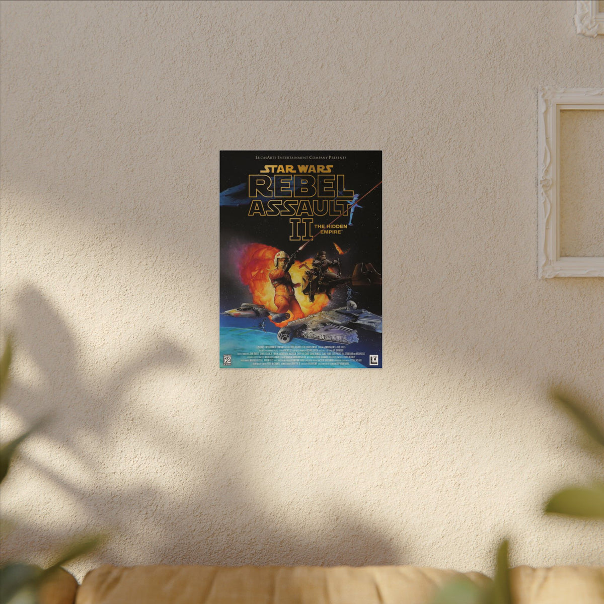 Star Wars: Rebel Assault II - The Hidden Empire - Canvas Printify
