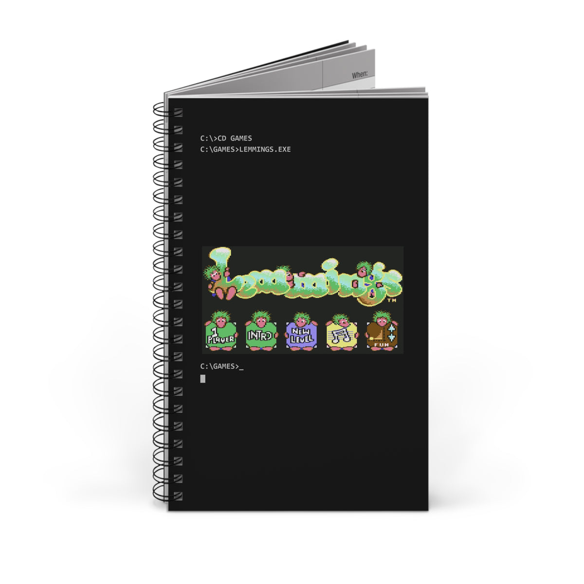 Lemmings - Notitieboek Printify