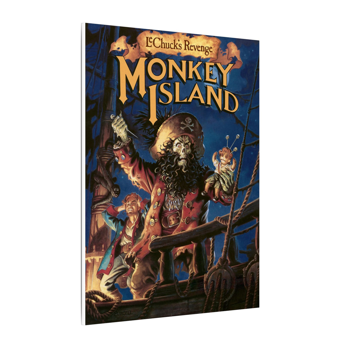 Monkey Island 2: LeChuck's Revenge - Canvas Printify