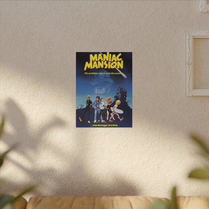 Maniac Mansion (originele tagline) - Canvas Printify