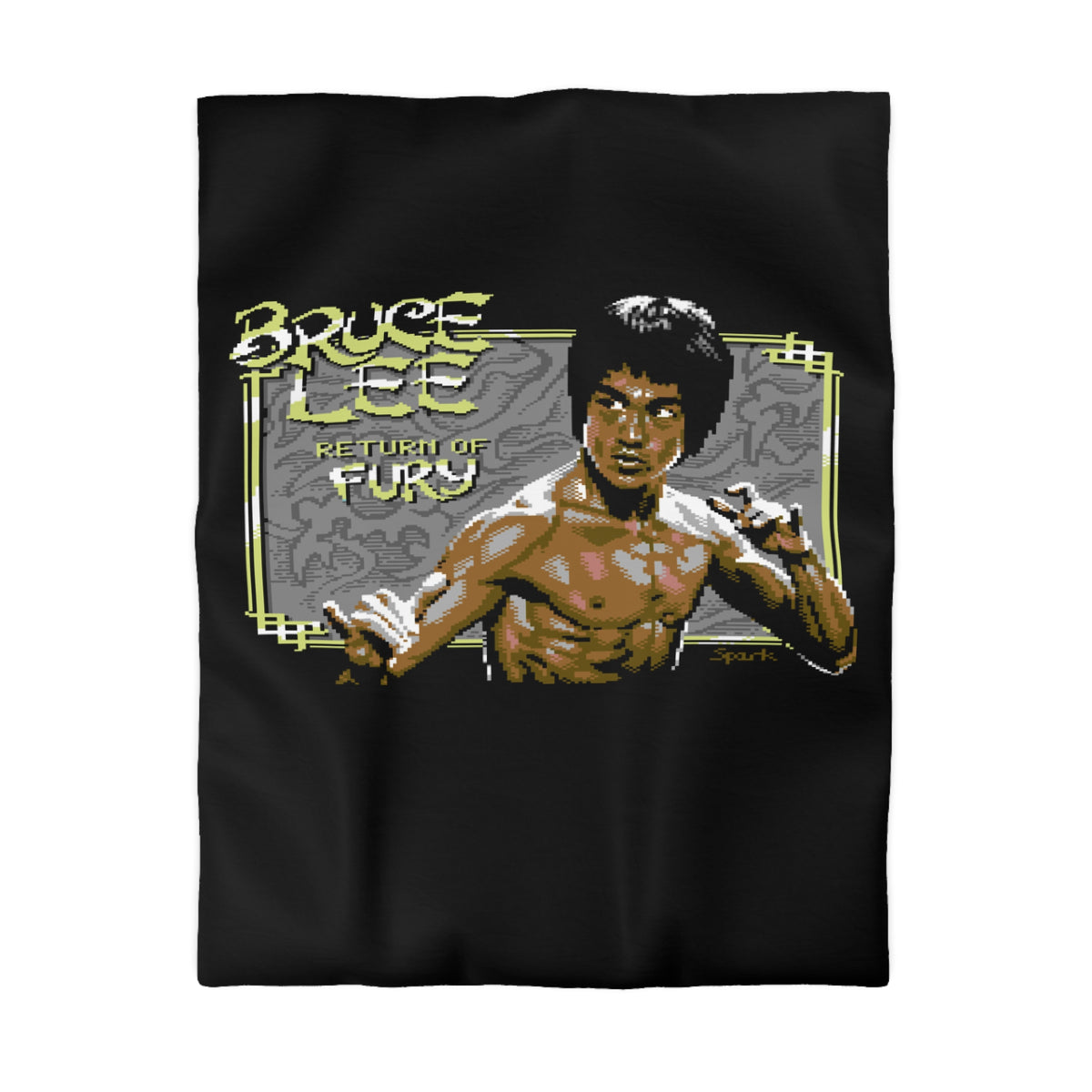 Bruce Lee: Return of Fury - Dekbedovertrek Printify
