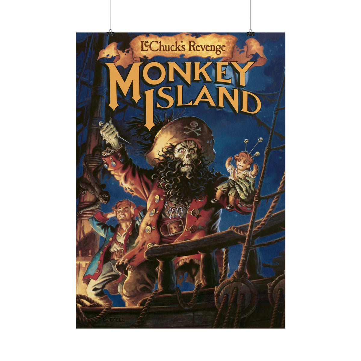 Monkey Island 2: LeChuck's Revenge - Poster Printify