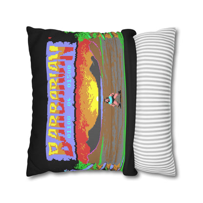 Barbarian Spun Polyester Square Pillowcase 