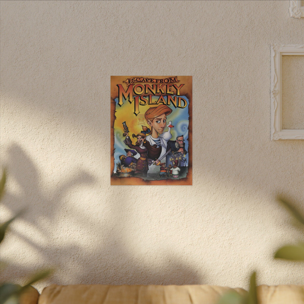 Escape from Monkey Island - Canvas Printify