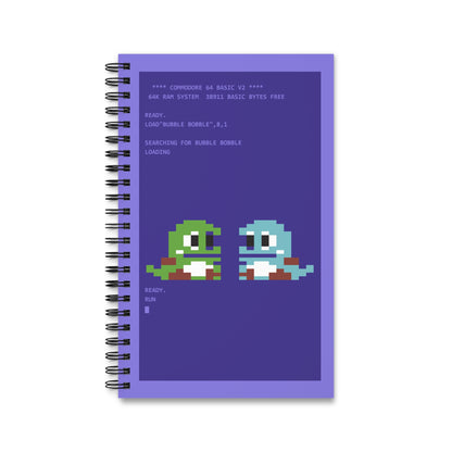 Bubble Bobble - Notitieboek Printify