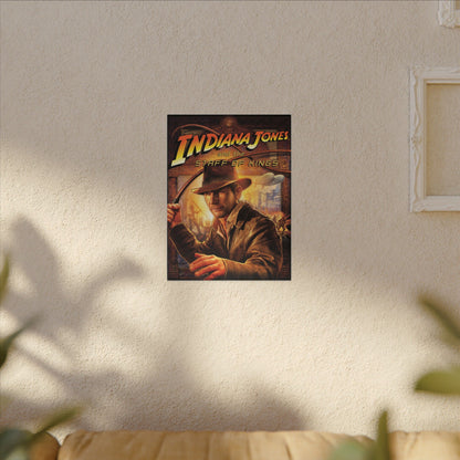 Indiana Jones and the Staff of Kings (met zweep) - Canvas Printify