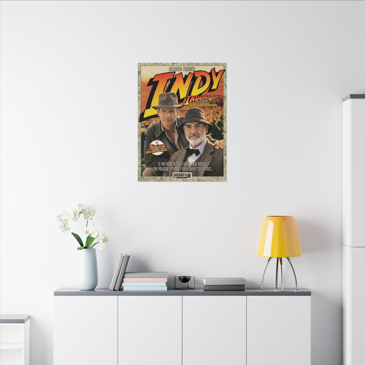 Indiana Jones and the Last Crusade: The Graphic Adventure - Canvas Printify