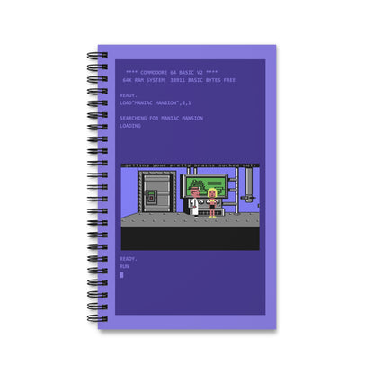 Maniac Mansion - Notitieboek Printify