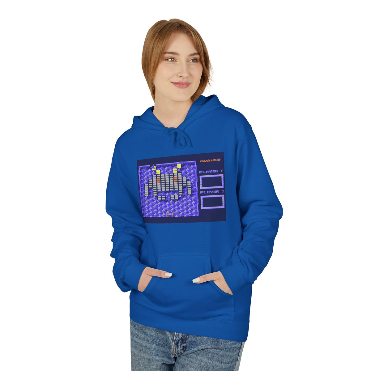 Arkanoid Level Map - Hoodie Printify