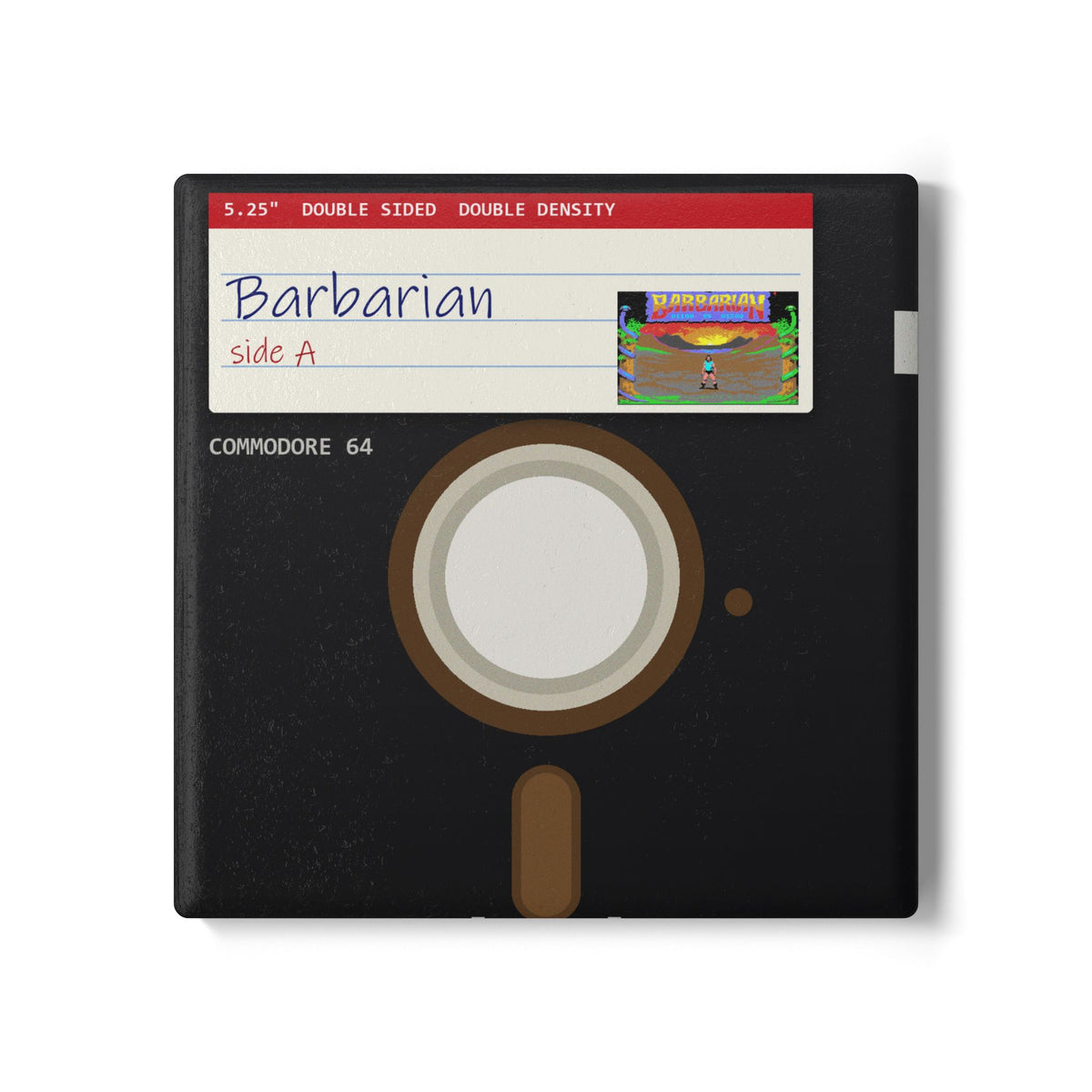Barbarian - Floppy Onderzetter Printify