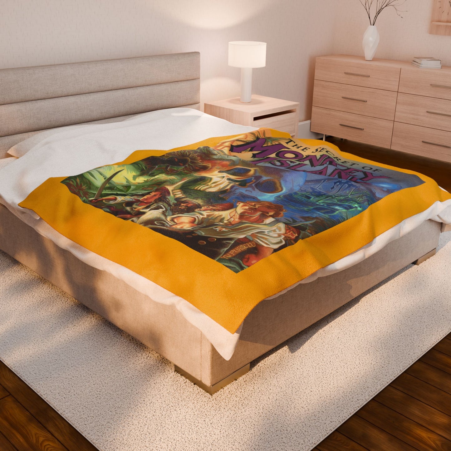 Monkey Island 1 Plush Blanket