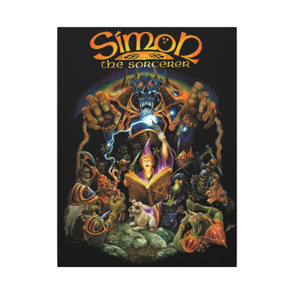 Simon the Sorcerer - Canvas Printify