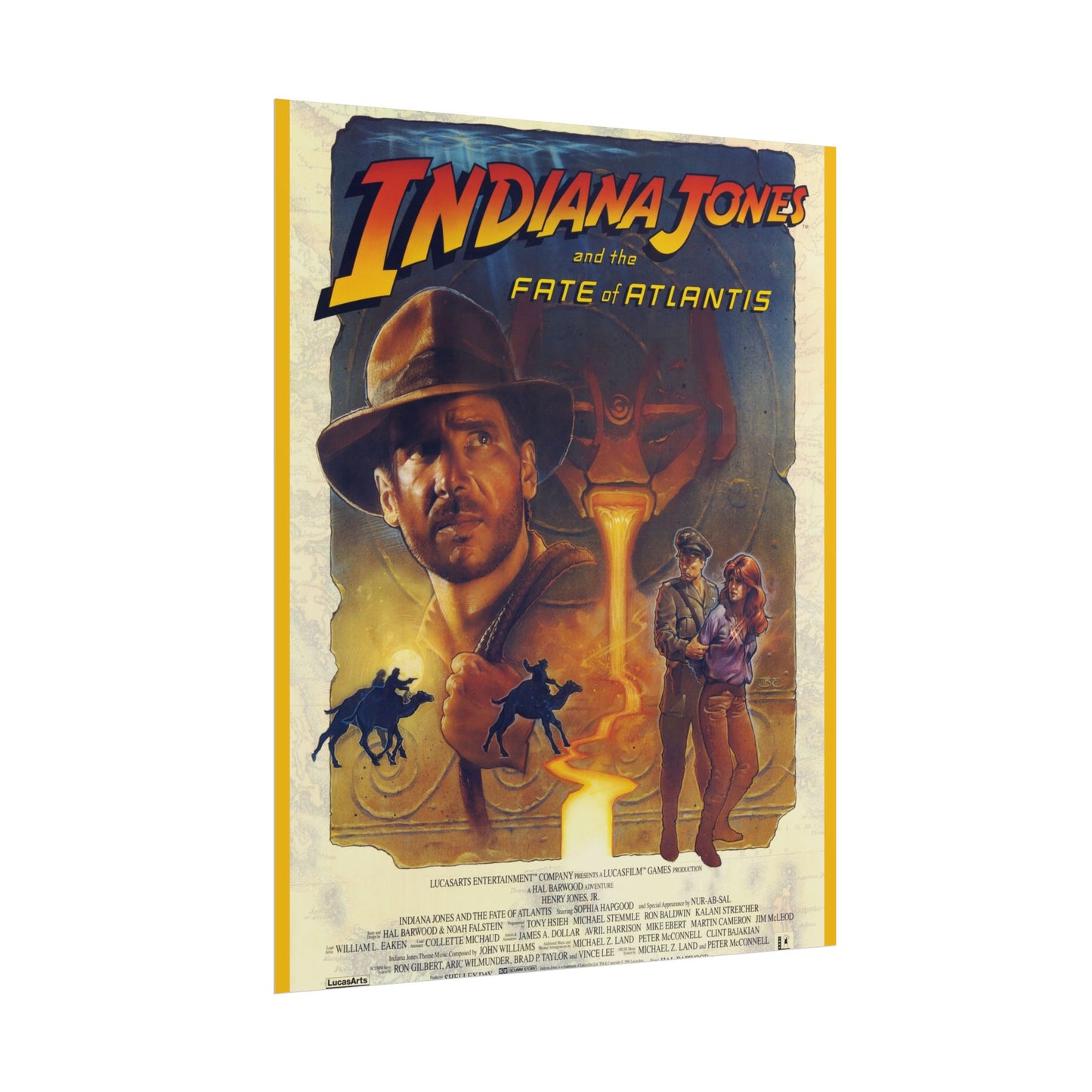 Indiana Jones Faith of Atlantis Rolled Poster