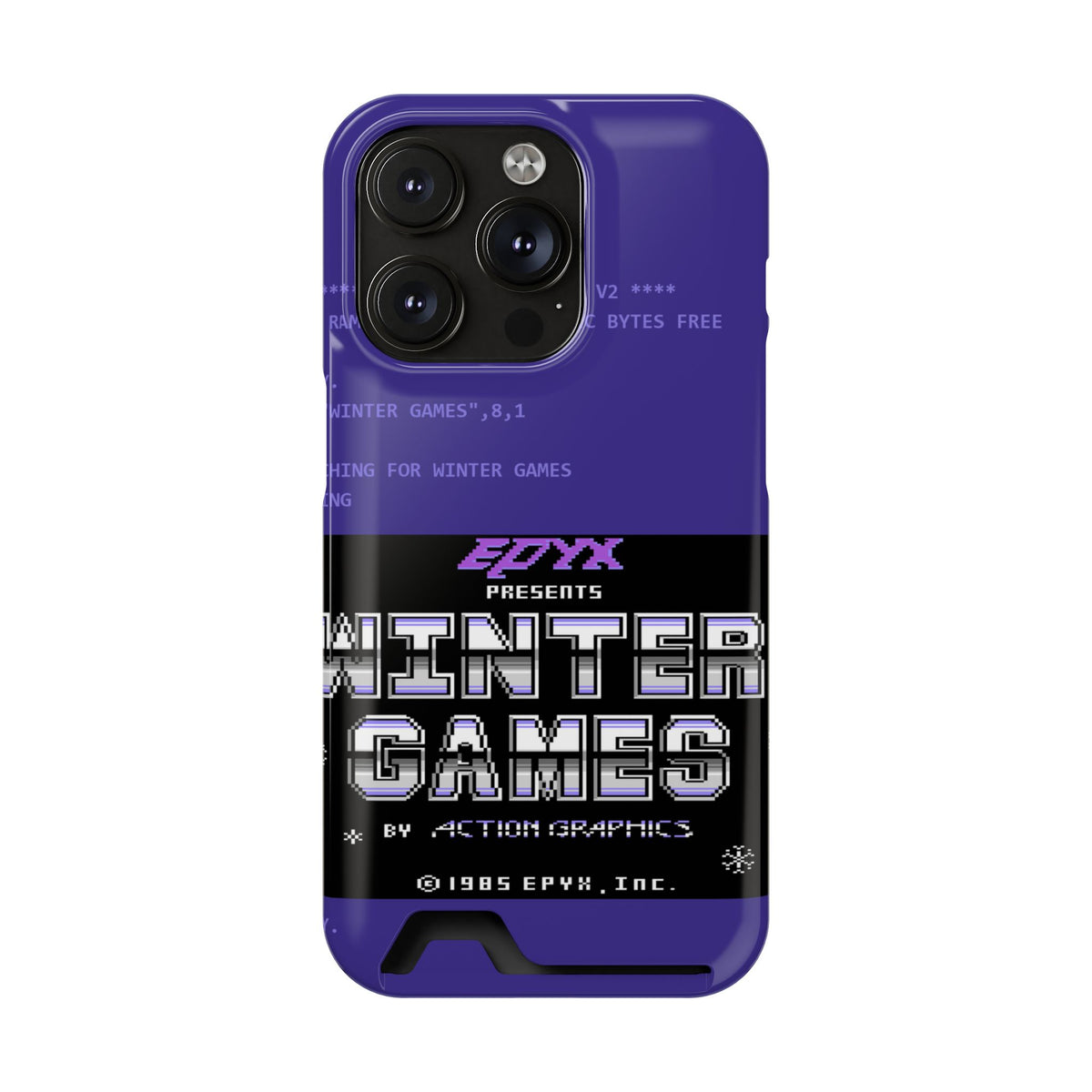 Winter Games - Telefoonhoesje Printify