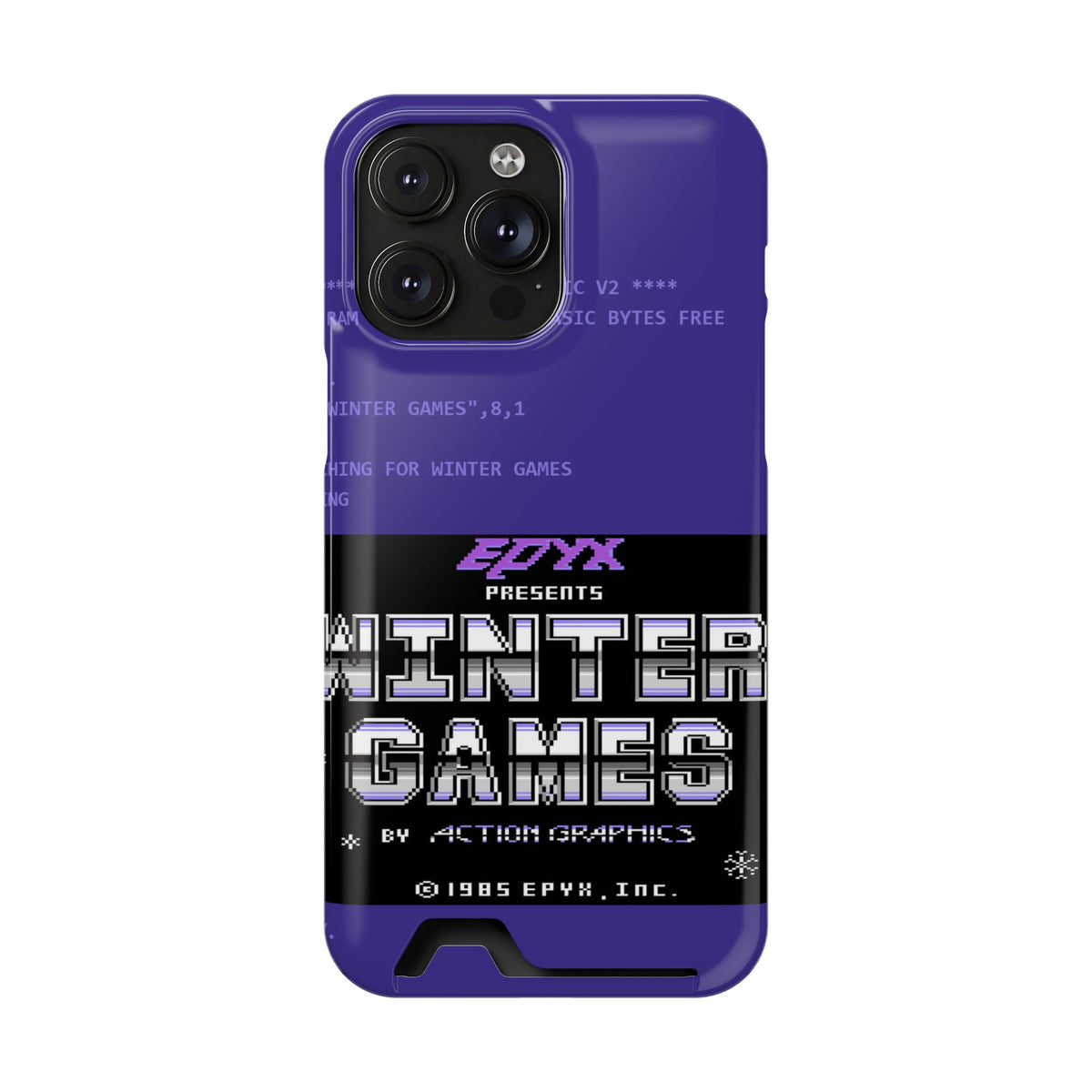 Winter Games - Telefoonhoesje Printify
