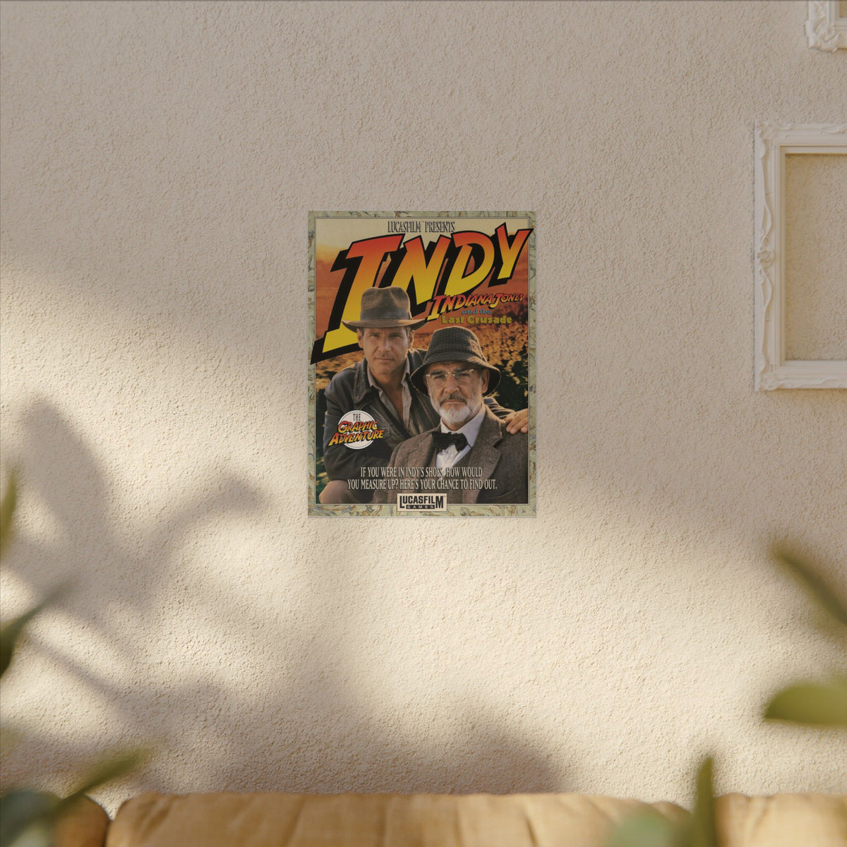 Indiana Jones and the Last Crusade: The Graphic Adventure - Canvas Printify