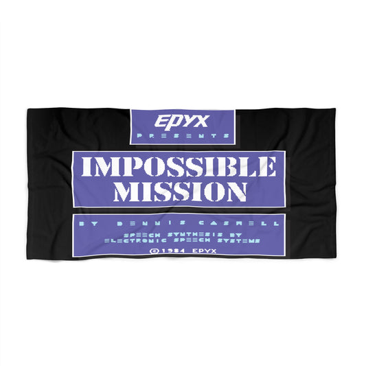 Impossible Mission Title - Handdoek Printify