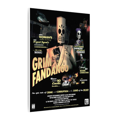 Grim Fandango - Canvas Printify