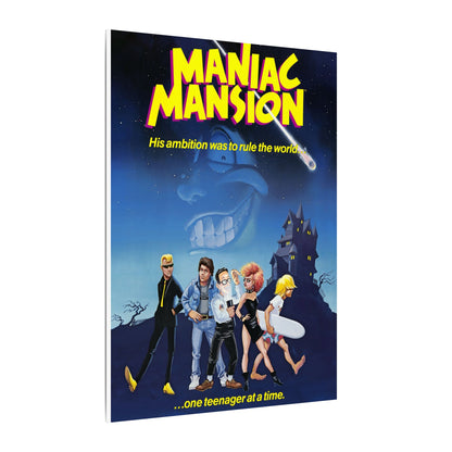 Maniac Mansion (originele tagline) - Canvas Printify